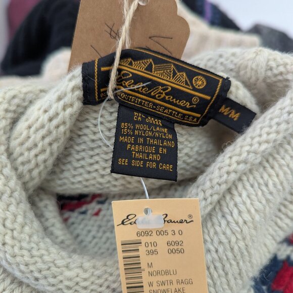 Vintage NWT Oversized Eddie Bauer Sweater - Picture 3 of 3